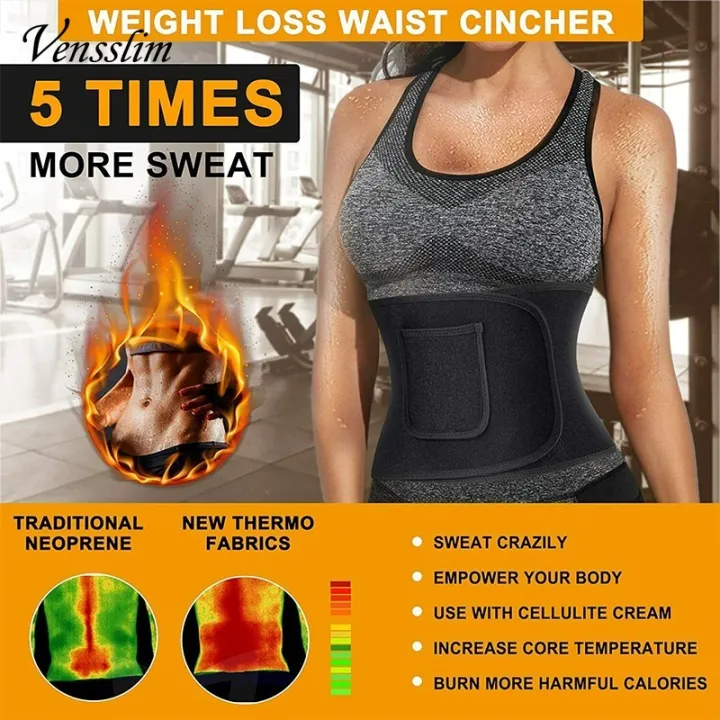 Vensslim%20Women%20Waist%20Trainer%20Belt%20with%20Pocket%20free%20adjustable%20Belly%20Trimmer%20Sauna%20Sweat%20Body%20Shaper%20Workout%20Girdle%20Shapewear%20-%20Image%203