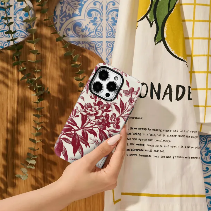 Cream%20Red%20Flower%20Phone%20Case%20for%20IPhone%2016%2015%2014%2013%2012%2011%20X%20XS%20XR%20XSMAX%207%208%20Pro%20Max%20Plus%20Double-layer%20Back%20Cover%20-%20Image%205