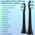 4 8 12 20 Pack Replacement Brush Heads Compatible with  Sonicare Click-on Electric Toothbrush, Toothbrushes Head Refills. 