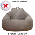 OTAUTAU Large Bean Bag Chair Sofa Cover Without Filler Lazy Corner Seat Beanbag Couch Has Replacement Sofa Inner Liner for Sale. 