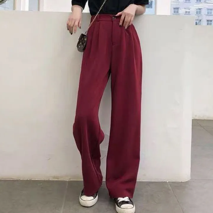 Spring%20Lady%20Fashion%20Concise%20Baggy%20Wide%20Leg%20Pants%20Women%20Straight%20Leg%20Casual%20Suit%20Trousers%20Girls%20Classic%20Basic%20Solid%20Daily%20Slacks%20-%20Image%206