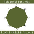 4x4 Waterproof Camping Groundsheet Large Picnic Mat 3x3 Tent Ground Sheet Octagonal Footprint Hexagonal Big Ground Cloth.