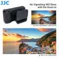 JJC Metal Lens Hood GR3 HDF GR3x HDF Dustproof Lens Protector with Lens Hood Cap Compatible with Ricoh GR IIIx HDF GR III HDF. 