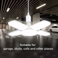 E27 Fan Shape Foldable 28W LED Bulb AC220V/110V Deformation for Home Ceiling Lights Warehouse and Garage White Light 6500K Bulb. 