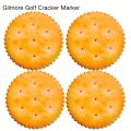 4 pack Gilmore Cracker Golf Ball Markers, Premium Golf Accessories & Funny Golf s for Men Women Golfers Father. 