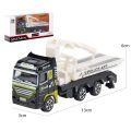1 Piece Kid Toy Alloy Fire Truck 1:32 Simulation Firefighting Diecast Rescue Vehicle Fire Ladder Engineering Car Model.