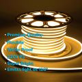 220V Warm Yellow Neon Flexible & Waterproof LED Rope Lights For Indoor/Outdoor Decorations.. 
