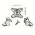 10/20/30/50 pcs Zinc Alloy butterfly Corner Bracket, Plank Corner Connector, Removable Corner Bracket, with Screws.