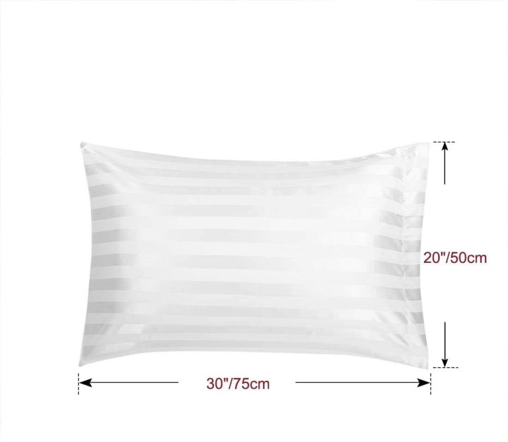 1Pair%20Pillow%20Covers%20Standard%20Size%20Easy%20to%20Clean%20Soft%20Texture%20Hotel%20Quality%20Stripe%202pcs%20Cases%20With%20Zipper%20-%20Image%203