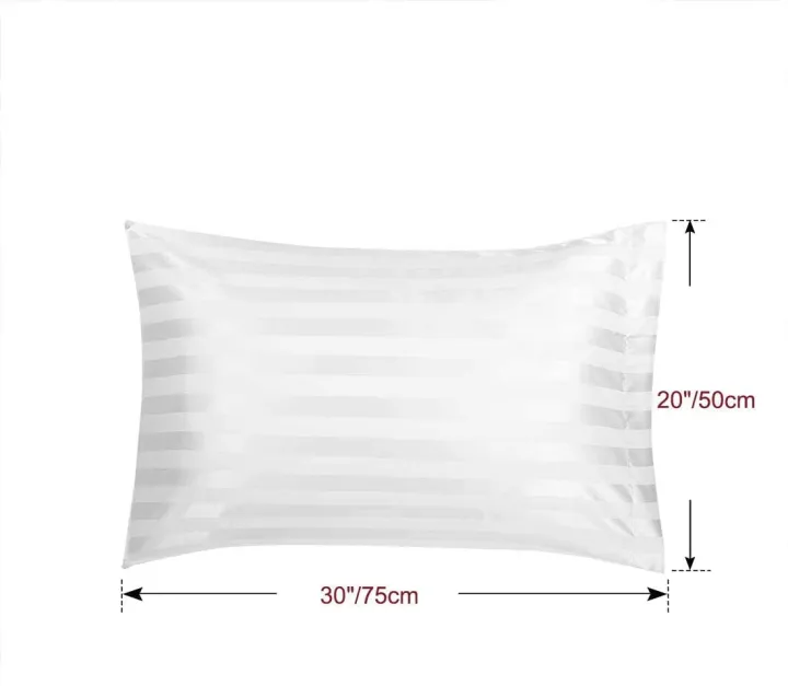 1Pair%20Pillow%20Covers%20Standard%20Size%20Easy%20to%20Clean%20Soft%20Texture%20Hotel%20Quality%20Stripe%202pcs%20Cases%20With%20Zipper%20-%20Image%203