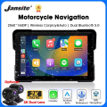 Jansite 5/7 inch Carplay Motorcycle DVR Navigation GPS Wireless CarPlay Android Auto IPX7 Display Screen Portable Moto Monitor. 