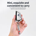 Static Rod Electrostatic Discharger Portable Anti-Static Keychain Winter Dry Climate Static Eliminator LED Electricity Detection.