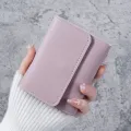 Simple And Short Lady Purse Student Ticket Holder Multi-function Card Bag. 