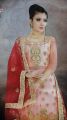 Lehenga frock with dupatta. 