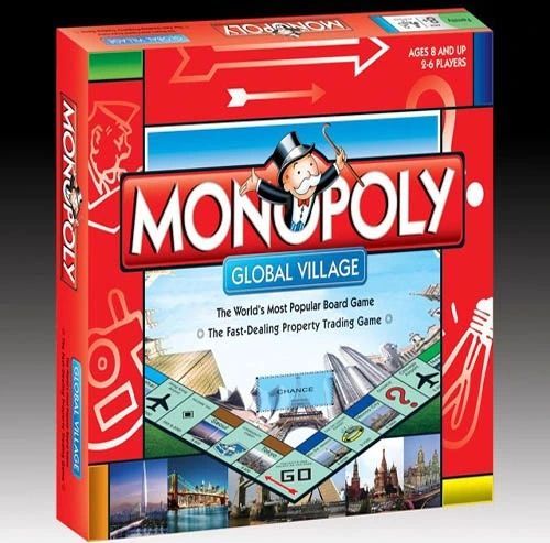 Monopoly Board Game Global Village Edition , for Kids and Adult above years
