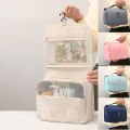 Portable Hook Toilet Bag Multi Functional Travel Waterproof Wear Resistant Multi Layer Storage Large Capacity Makeup Bag. 