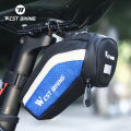 WEST BIKING Portable Bicycle Tail Bag Durable Waterproof Multifunctional Bike Saddle Bag Tool Storage Bag Bike Accessories. 
