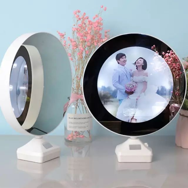 Light Frame Magic Magic Mirror Photo Frame With LED light | Daraz.com.np