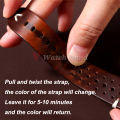 Premium Genuine Leather Strap 20mm 22mm Quick Release Oil Wax Discoloration Cowhide Leather Watchband Business Men Women Straps.