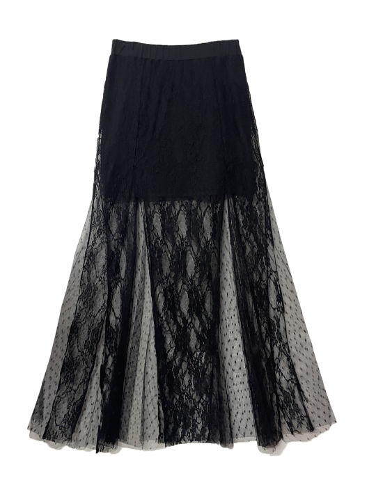 Plus%20Size%20Elegant%20Lace%20Half%20Skirt%20Spring%20Summer%20New%20Style%20Women's%20Black%20High%20Waist%20Stylish%20Commute%20%20Mesh%20Party%20Dress%20Skirt%20-%20Image%206
