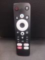 Eco Plus 4K Google TV voice control remote. 