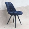 Fur poshish dining chair. 
