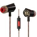 Knowledge Zenith fashion headphone with mic model ed8-Red. 