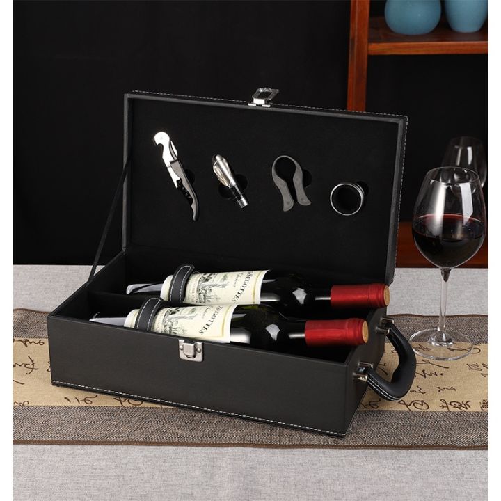 Yymall-2%20bottles%20of%20shockproof%20wine%20gift%20box,%20can%20be%20removed%20inside%20to%20put%20other%20items,%20modern%20appearance,%20free%20drinking%20tool.%20-%20Image%203