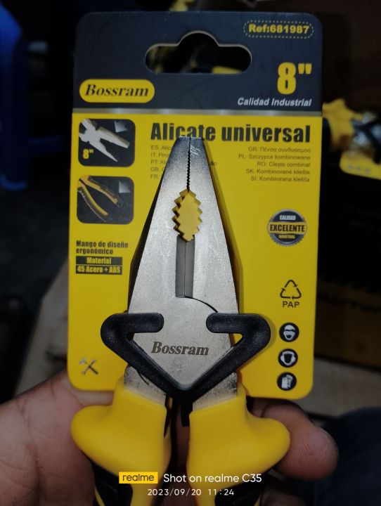 8"alicate bossram Plus