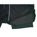 2 in 1 Compression Shorts for Men Gym Workout Running Shorts with Phone Pockets Athletic Quick Dry Activewear.
