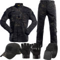 Outdoor Milita Uniform Wear Resistant Suit Safari Men Special Forces Coat Pant Fishing Hunting Clothes.