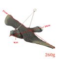 3D Fake Flying Falcon Hawk Bird Repellent Decoy Pest Control Garden Scarer Scarecrow Ornament For Hunting Yard Decoration.