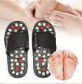 Rotating Acupressure Massage Slippers - Ergonomic EVA Sole Reflexology Foot Massager with Pressure Point Stimulation. 