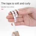 Portable mini tape measure Small household measuring tape retractable 2m Mild steel key chain tape measure Mini measuring tools. 