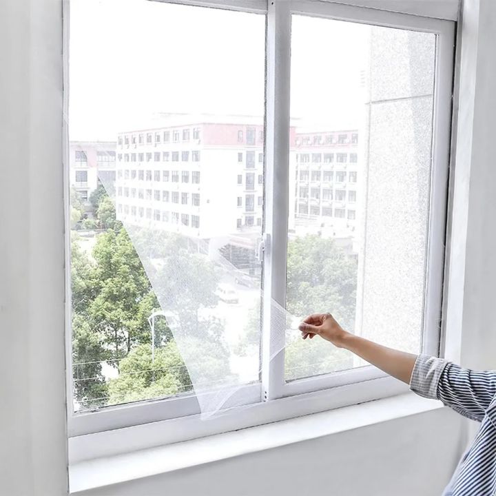 Premium Window Mosquito & Insect Net – Anti-Fly Bug Protection Screen, 5/6 Feet for Home & Office Use