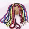 Heavy Duty Dog Leash for Large Dogs, 8 Nylon Rope Braided Lead, Strong Durable Traction Strap for Medium to Big Dogs Pitbull. 