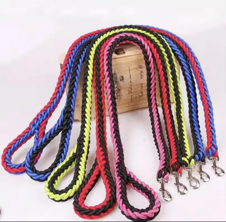 Heavy%20Duty%20Dog%20Leash%20for%20Large%20Dogs,%208%20Nylon%20Rope%20Braided%20Lead,%20Strong%20Durable%20Traction%20Strap%20for%20Medium%20to%20Big%20Dogs%20Pitbull%20-%20Image%207