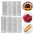 Chinoiserie Cool Pavilion Sugar Flipping Lace Pad DIY Leaf Flower Swan Chocolate Thin Crisp Cake Decoration Baking Silicone Mold. 