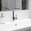 2-6pcs Chrome Sink Drain Covers Leak-Proof Easy-Install Basin Overflow Plugs for Bathroom Kitchen Round Countertop Sink Access. 