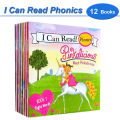 I Can Read Phonics 12 Books/Set My Very First Picture Books English Story Pocket Book for Children Kids Baby Montessori Reading. 