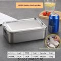 Stainless Steel Bento Box Metal Lunch Box Food Storage Containers with Lockable Clips Lunch Snack Boxes for Work,School. 
