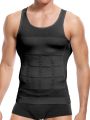 Mens Slimming Body Shaper Vest Shirt Abs Abdomen Slim Gym Workout Tummy Control Compression Tank Top Sleeveless Shapewear. 