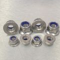 M3 M4 M5 M6 M8 M8 M10-1.5 mm thread M12-1.75 ultra fine thread/d6926 flat plate nut, stainless steel nylon rubber 304 size. 