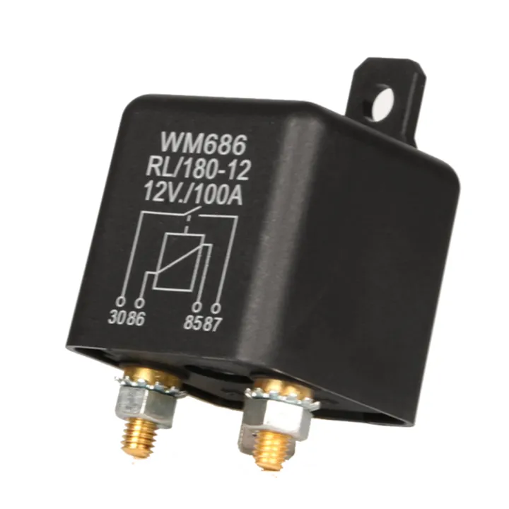 4Pin%2012V/24V%20Relay%20Module%20200A%20100A%20High%20Current%20Relay%20Starting%20Relay%20Automobile%20Current%20Power%20Control%20Module%20Isolator%20Relay%20-%20Image%204
