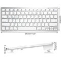 Portable Wireless Bluetooth Keyboard Ultra Thin Quiet Click Keyboard for Smartphone PC Laptop Tablet. 
