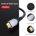 HDMI 2.1 cable 3M/1.8M/0.9M HDMI 2.0 cable 4K 120Hz Braided HDMI cable Supports HDR CEC Earc for Xbox PS5 PS4 Pro HDTV PC. 
