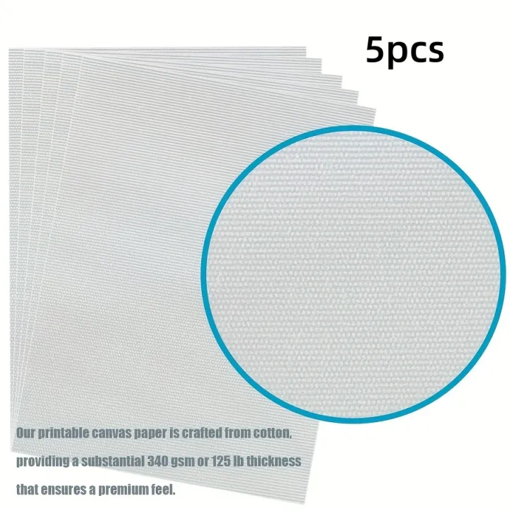 5pcs/10pcs%20Printable%20White%20Cotton%20Canvas%20Fabric%20for%20Inkjet%20Printer,%20A4%20Size%20%20Cloth%20for%20Image%20Printing%20-%20Image%207