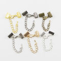 10Sets/Lot 10-40mm Lobster Clasps Hooks Extending Chain Bracelet End Connectors Slider Clasp For DIY Jewelry Making Finding. 