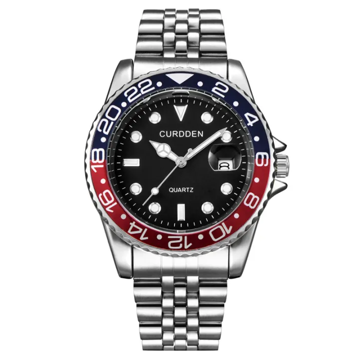 Women%20Big%20Brand%20Genuine%20CURDDEN%206582%20Watches%20Lady%20Casual%20Full%20Stainless%20Steel%20Band%20Date%20Quartz%20Wristwatch%20Green%20Montre%20Homme%20-%20Image%202