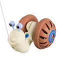 1 PCS Rope Assembly Pull Thread Snail Children's Puzzle Assembly Rattle Baby Outdoor Toddler Toy Children's Gift.